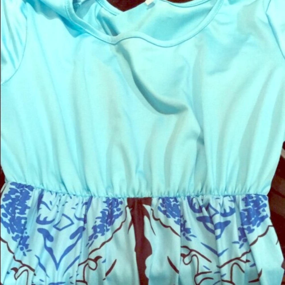 Blue dress